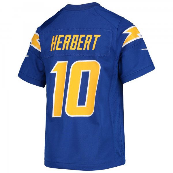 Youth Los Angeles Chargers Justin Herbert Nike Royal Game Jersey