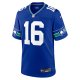 Men's Seattle Seahawks Tyler Lockett Nike Royal Throwback Player Game Jersey