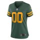 Women's Green Bay Packers Nike Green Alternate Custom Jersey