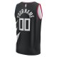 Men's LA Clippers  Fanatics Black  Fast Break Custom Replica Jersey - Statement Edition