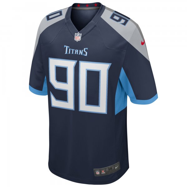 Men's Tennessee Titans Jevon Kearse Nike Navy Game Retired Player Jersey