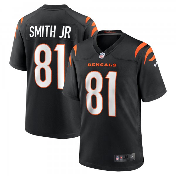 Men's Cincinnati Bengals Irv Smith Jr. Nike Black Game Jersey