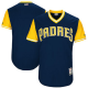 Men's San Diego Padres Majestic Navy 2017 Players Weekend Team Jersey