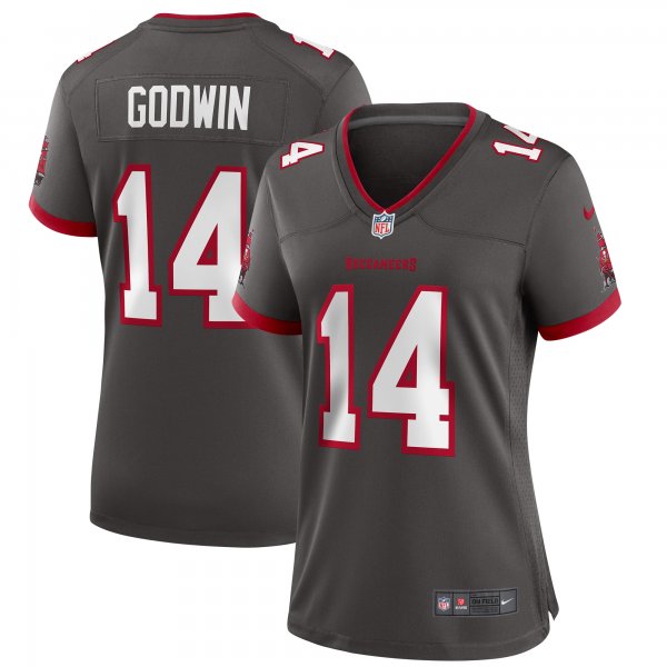 Women's Tampa Bay Buccaneers Chris Godwin Nike Pewter Alternate Game Jersey