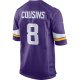 Men's Minnesota Vikings Kirk Cousins Nike Purple Game Jersey