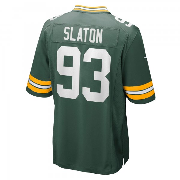 Men's Green Bay Packers T.J. Slaton Nike Green Game Jersey