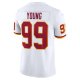 Men's Washington Football Team Chase Young Nike White Vapor Limited Jersey