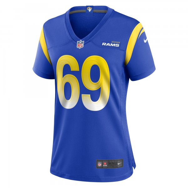 Women's Los Angeles Rams Kevin Dotson Nike  Royal  Game Jersey