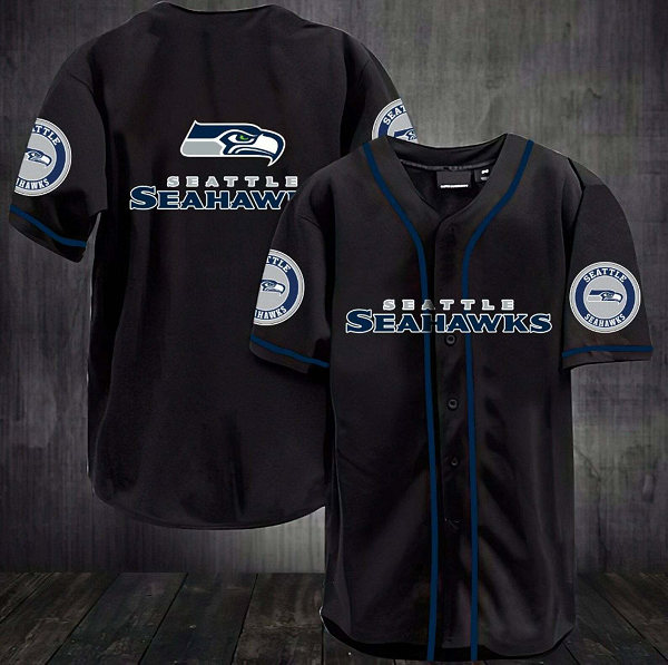 Seattle Seahawks NFL Stitched Fashion Baseball Legend Jersey