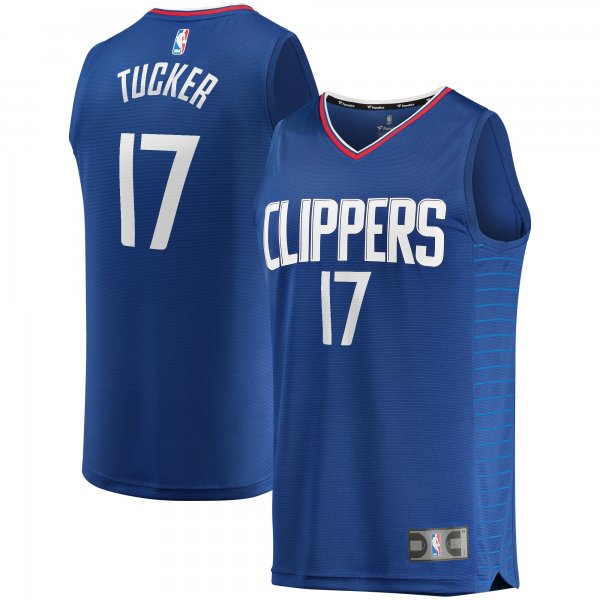 Men's LA Clippers PJ Tucker Fanatics Royal Fast Break Player Jersey - Icon Edition