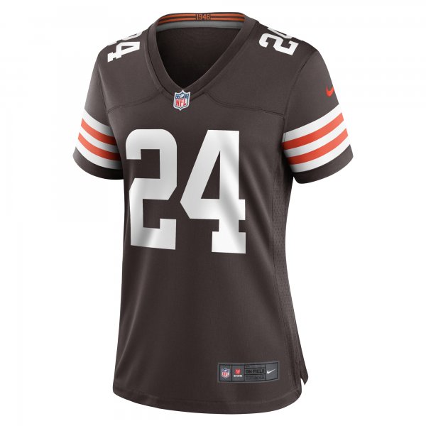 Women's Cleveland Browns Nick Chubb Nike  Brown Team Game Jersey