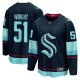 Men's Seattle Kraken Shane Wright Fanatics Deep Sea Blue Home Breakaway Player Jersey