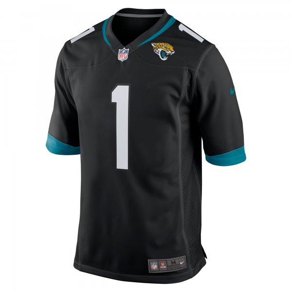 Men's Jacksonville Jaguars Travis Etienne Nike Black Game Jersey