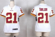 Nike Washington Redskins #21 Sean Taylor White Women's Stitched NFL Elite Jersey