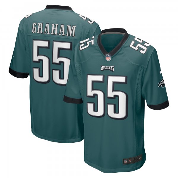 Men's Philadelphia Eagles Brandon Graham Nike Midnight Green Game Jersey