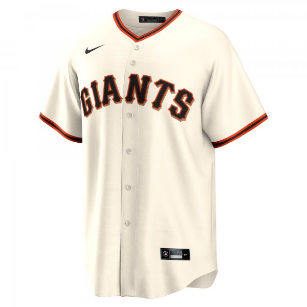 Men's San Francisco Giants Alyssa Nakken Nike Cream Home Replica Player Jersey