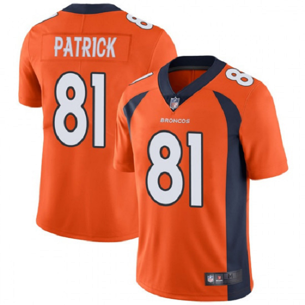 Men's Nike Denver Broncos #81 Tim PatrickLimited Team Color Vapor Untouchable Orange