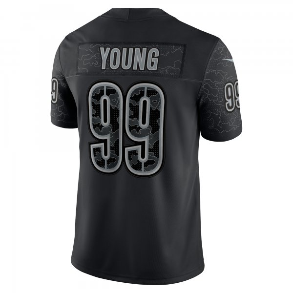 Men's Washington Commanders Chase Young Nike Black RFLCTV Limited Jersey