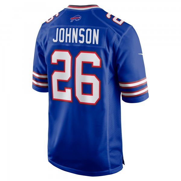 Men's Buffalo Bills Ty Johnson Nike  Royal Team Game Jersey