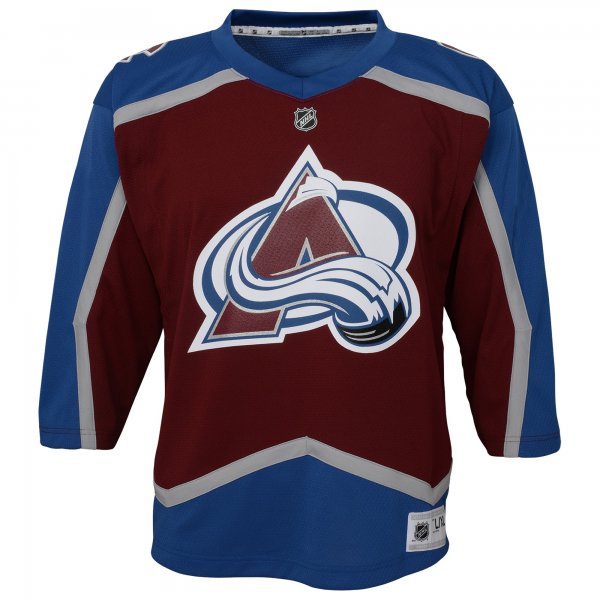 Youth Colorado Avalanche Burgundy Home Custom Replica Jersey