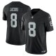 Men's Josh Jacobs #8 Las Vegas Raiders Nike Vapor F.U.S.E. Limited  Black Jersey