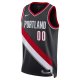 Unisex Portland Trail Blazers Scoot Henderson Nike Black 2023 NBA Draft Swingman Jersey - Icon Edition