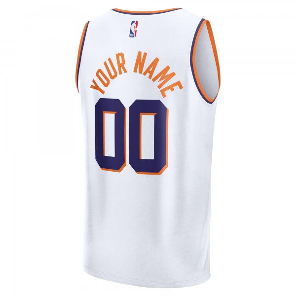 Men's Phoenix Suns  Fanatics White Custom Fast Break Jersey - Association Edition