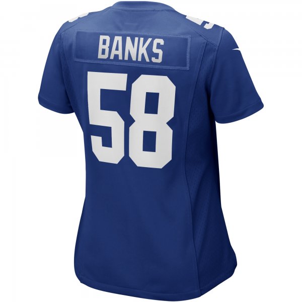 Women's New York Giants Carl Banks Nike Royal Game Retired Player Jersey