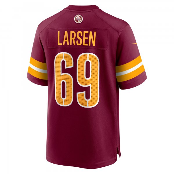 Men's Washington Commanders Tyler Larsen Nike  Burgundy  Game Jersey