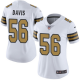 Nike New Orleans Saints #56 DeMario Davis White Women's Stitched NFL Limited Rush Jersey