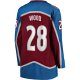 Women's Colorado Avalanche Miles Wood Fanatics Maroon Home Breakaway Player Jersey