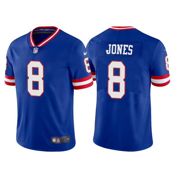 Men's Nike NFL New York Giants Daniel Jones 2022 Classic Vapor Limited Jersey - Royal