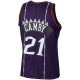 Men's Toronto Raptors Marcus Camby Mitchell & Ness Purple 2001/02 Hardwood Classics Swingman Jersey