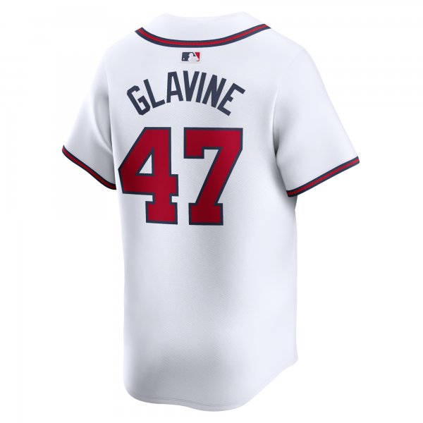 Men's Atlanta Braves Tom Glavine Nike White Home Limited Player Jersey