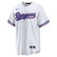 Men's Texas Rangers Nike White Home Replica Team Jersey