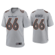 Men's Denver Broncos Dalton Risner Gray Atmosphere Fashion Game Jersey