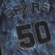 Men's San Antonio Spurs David Robinson Mitchell & Ness Black Hardwood Classics 1998/99 Tie-Dye Swingman Jersey