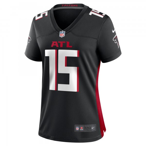 Women's Atlanta Falcons Van Jefferson Nike  Black  Game Jersey