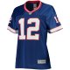 Women's Buffalo Bills Jim Kelly NFL Pro Line Royal Retired Player Replica Jersey