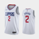 Men's Nike Los Angeles Clippers #2 Kawhi Leonard White 2019 Season Association NBA Jersey