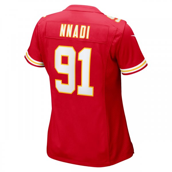 Women's Kansas City Chiefs Derrick Nnadi Nike Red Game Jersey