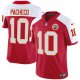 Men's Kansas City Chiefs #10 Isiah Pacheco Red White 2023 F.U.S.E. Vapor Untouchable Limited Football Stitched Jersey