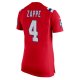 Women's New England Patriots Bailey Zappe Nike Red Alternate Game Player Jersey