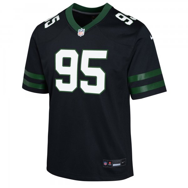 Youth New York Jets Quinnen Williams Nike Legacy Black Alternate Game Jersey