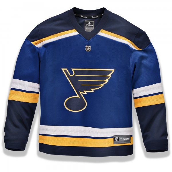 Youth St. Louis Blues Fanatics Blue Home Replica Blank Jersey