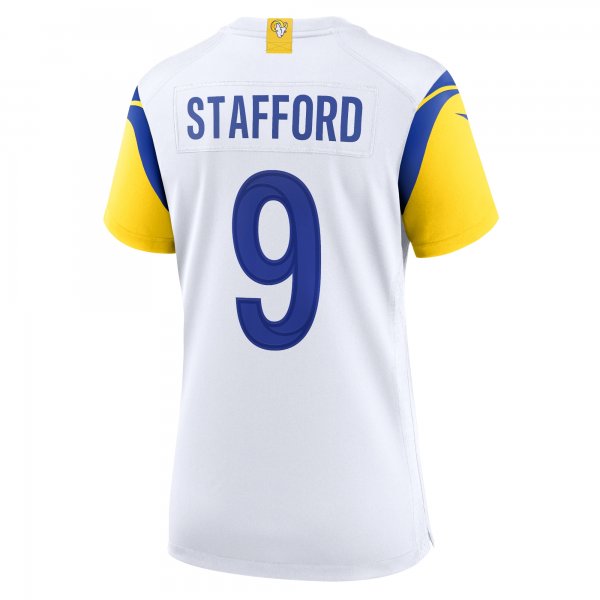 Women's Los Angeles Rams Matthew Stafford Nike White Alternate Game Jersey