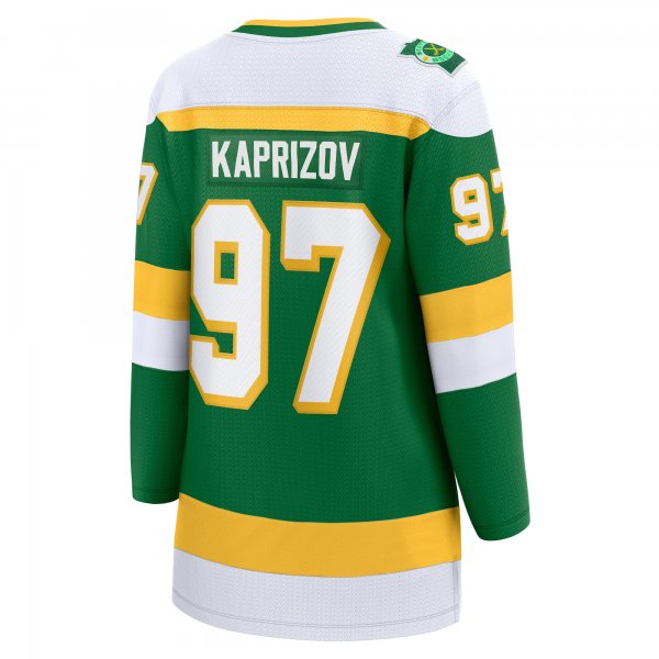 Women's Minnesota Wild Kirill Kaprizov Fanatics Green Alternate Premier Breakaway Player Jersey