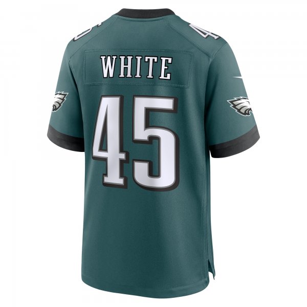 Men's Philadelphia Eagles Devin White Nike Midnight Green  Game Jersey