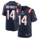 Men's New England Patriots Ty Montgomery Nike Navy Game Jersey