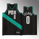 Portland Trail Blazers Damian Lillard #0 2022-23 City Edition Black Jersey